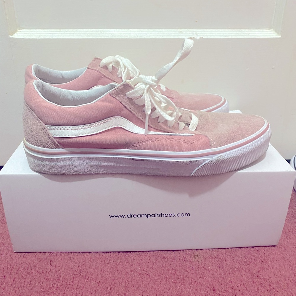 Vans Blushing/True White Old Skool Shoe Size 10 Womens